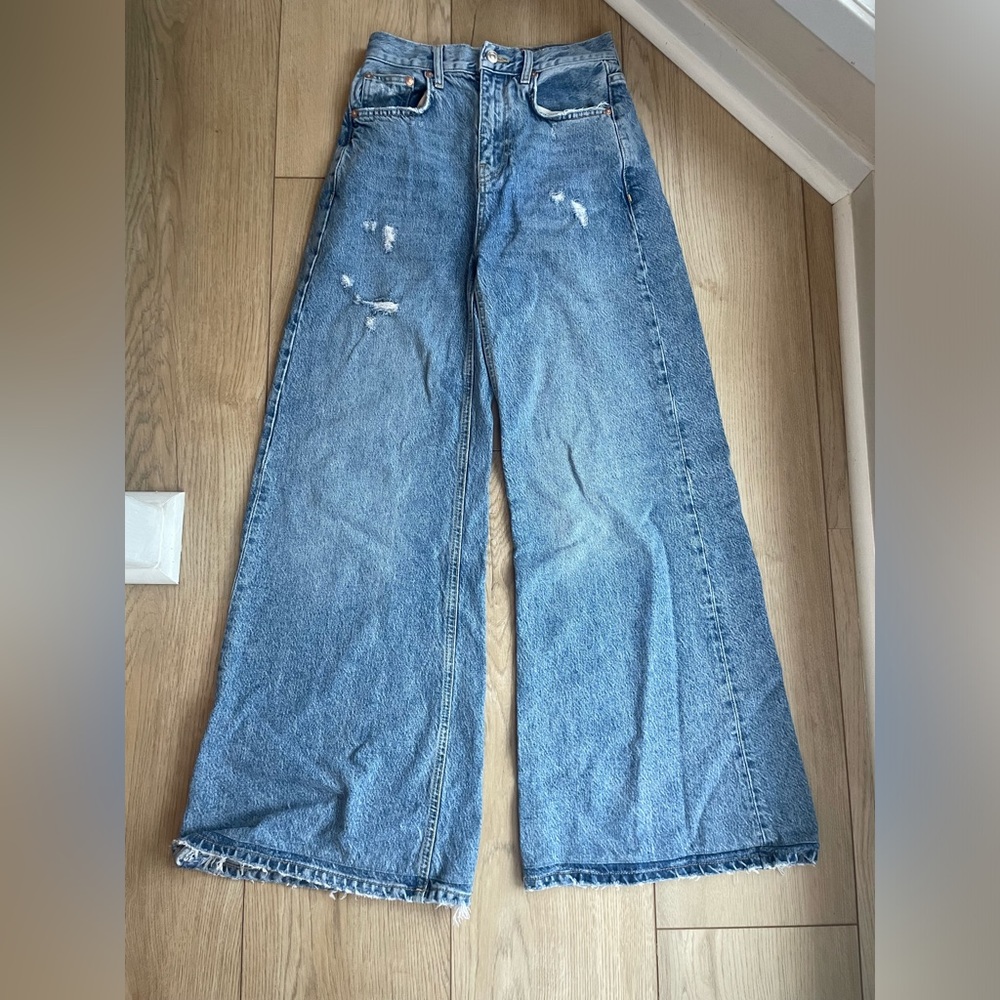 Free People wide leg Jean
